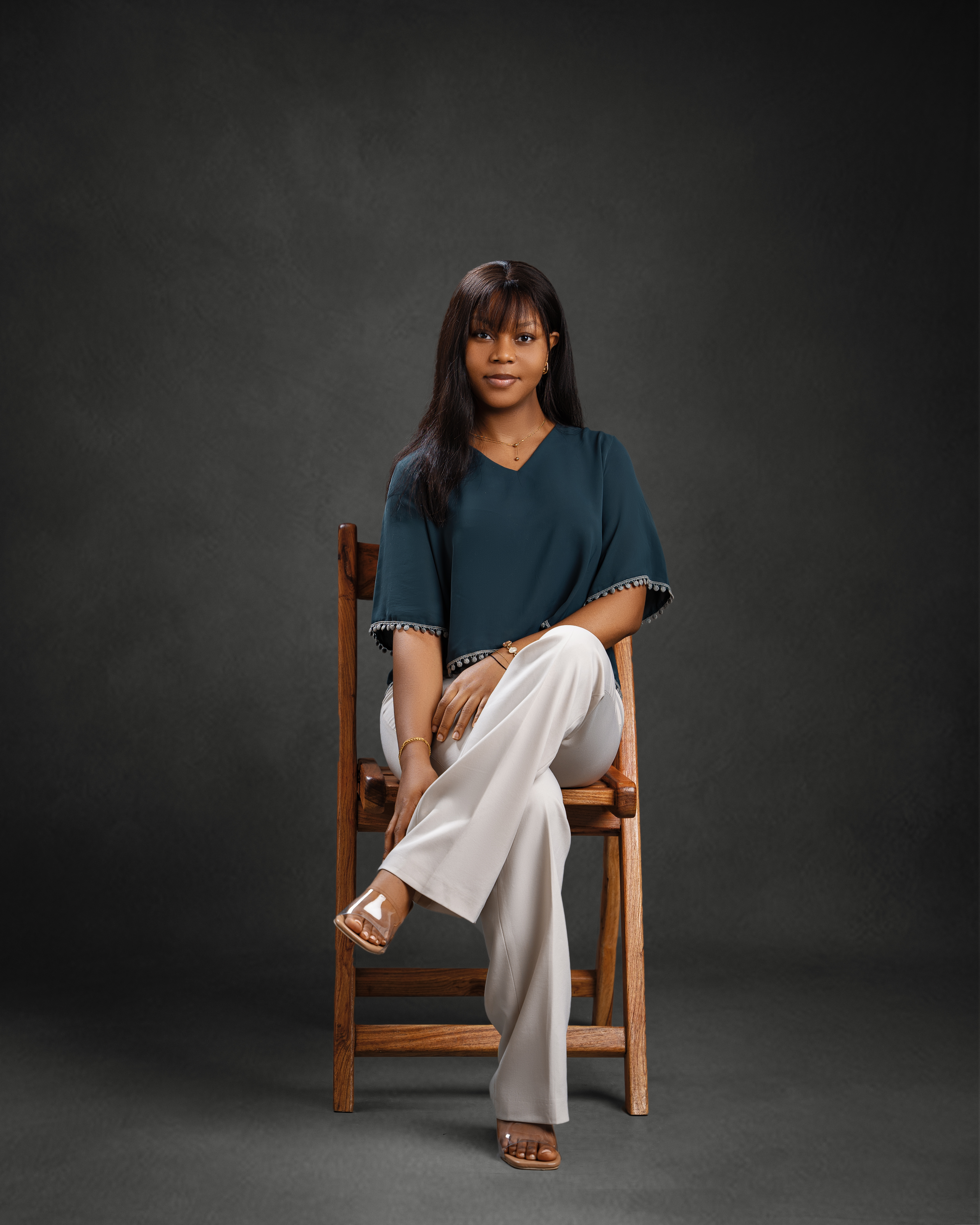 Joyce Eboh seated